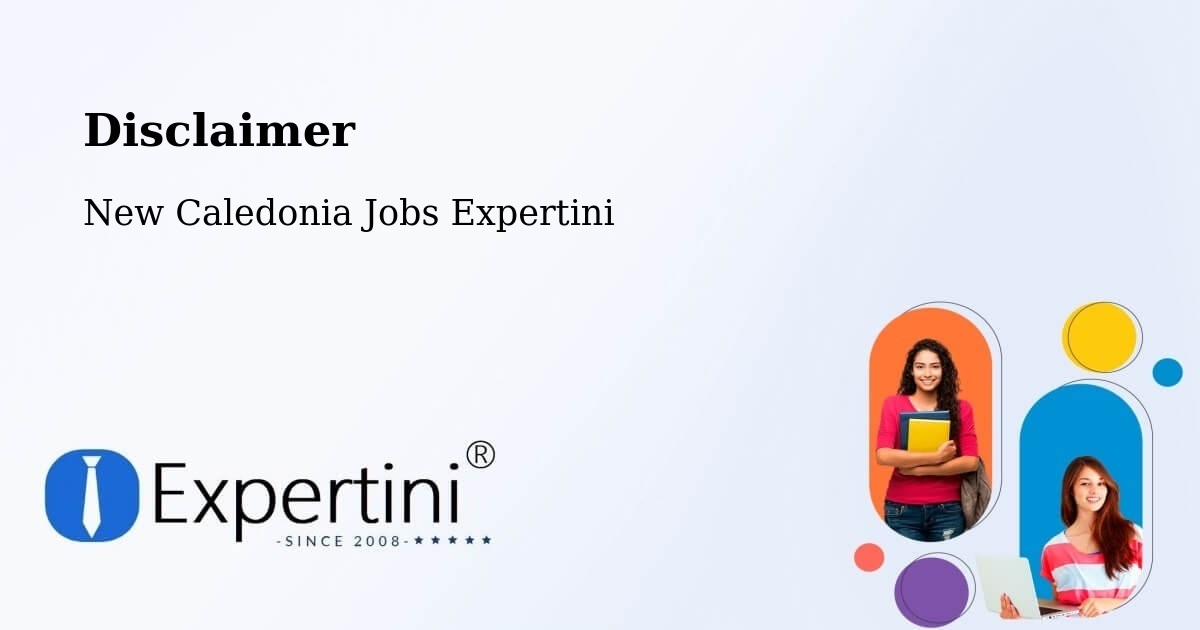 Disclaimer – Quai Manto - New Caledonia Jobs Expertini